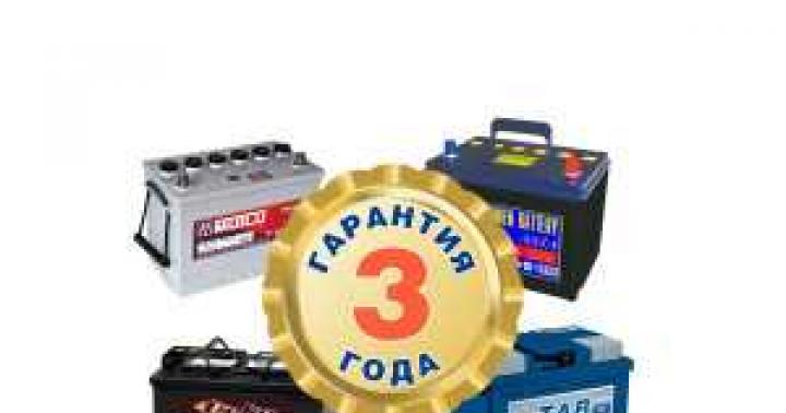 What is the legal guarantee for car batteries? Return the battery under warranty