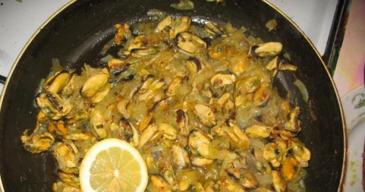 How to cook frozen peeled mussels