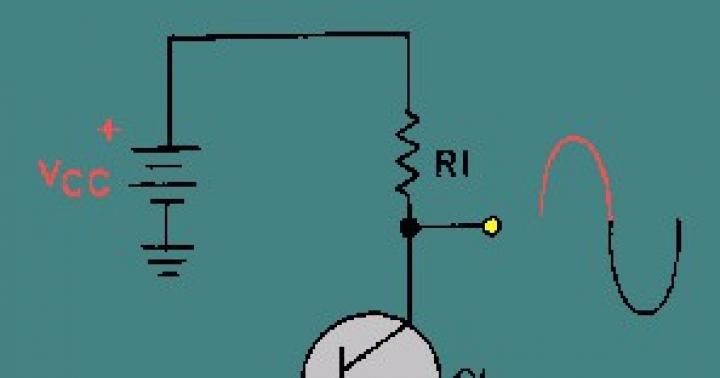 Low-frequency amplifier using powerful transistors Circuits of domestic power amplifiers