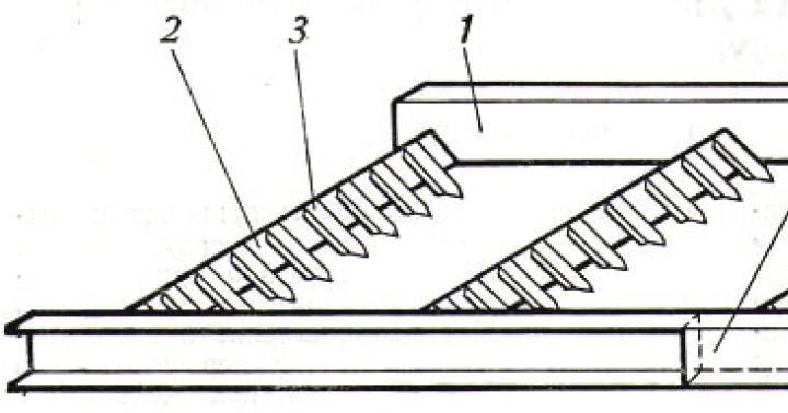 A device for loosening snow and cutting tracks (laying a ski track), clinging to a snowmobile