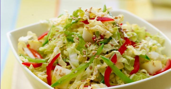 Chinese cabbage salads